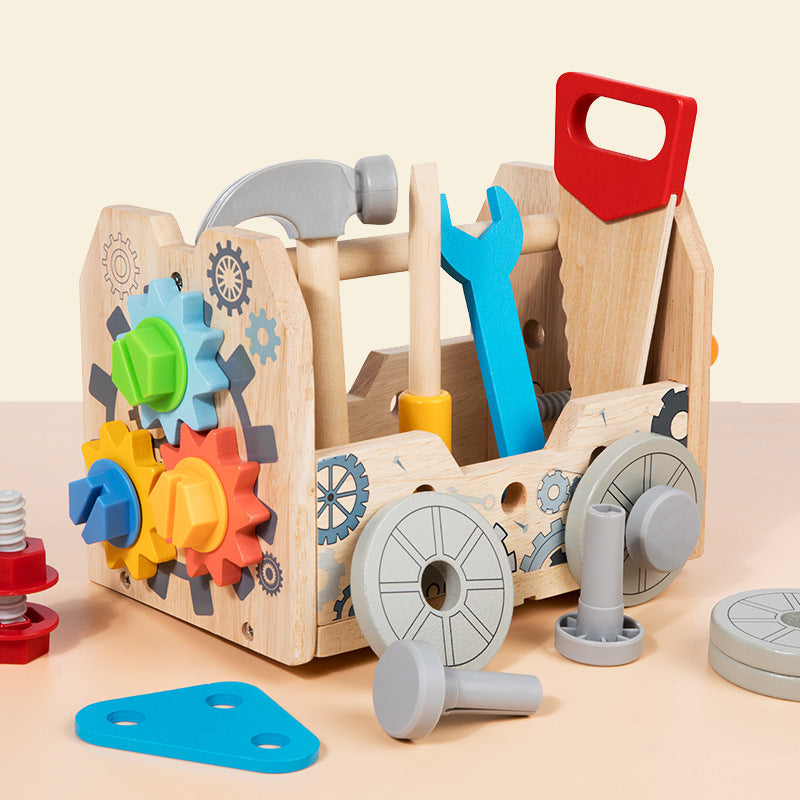 Wooden Tool Box Toy
