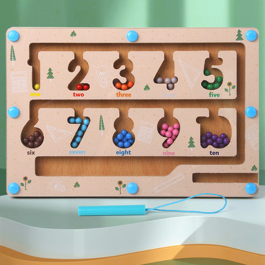 Wooden Magnetic Maze Toy