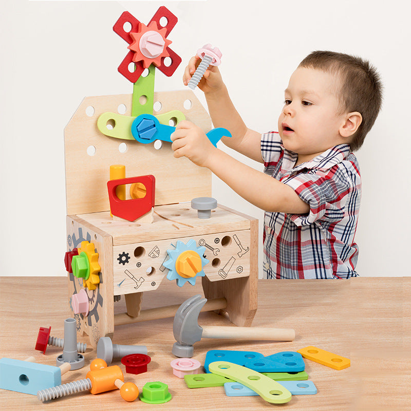 Wooden Tool Box Toy