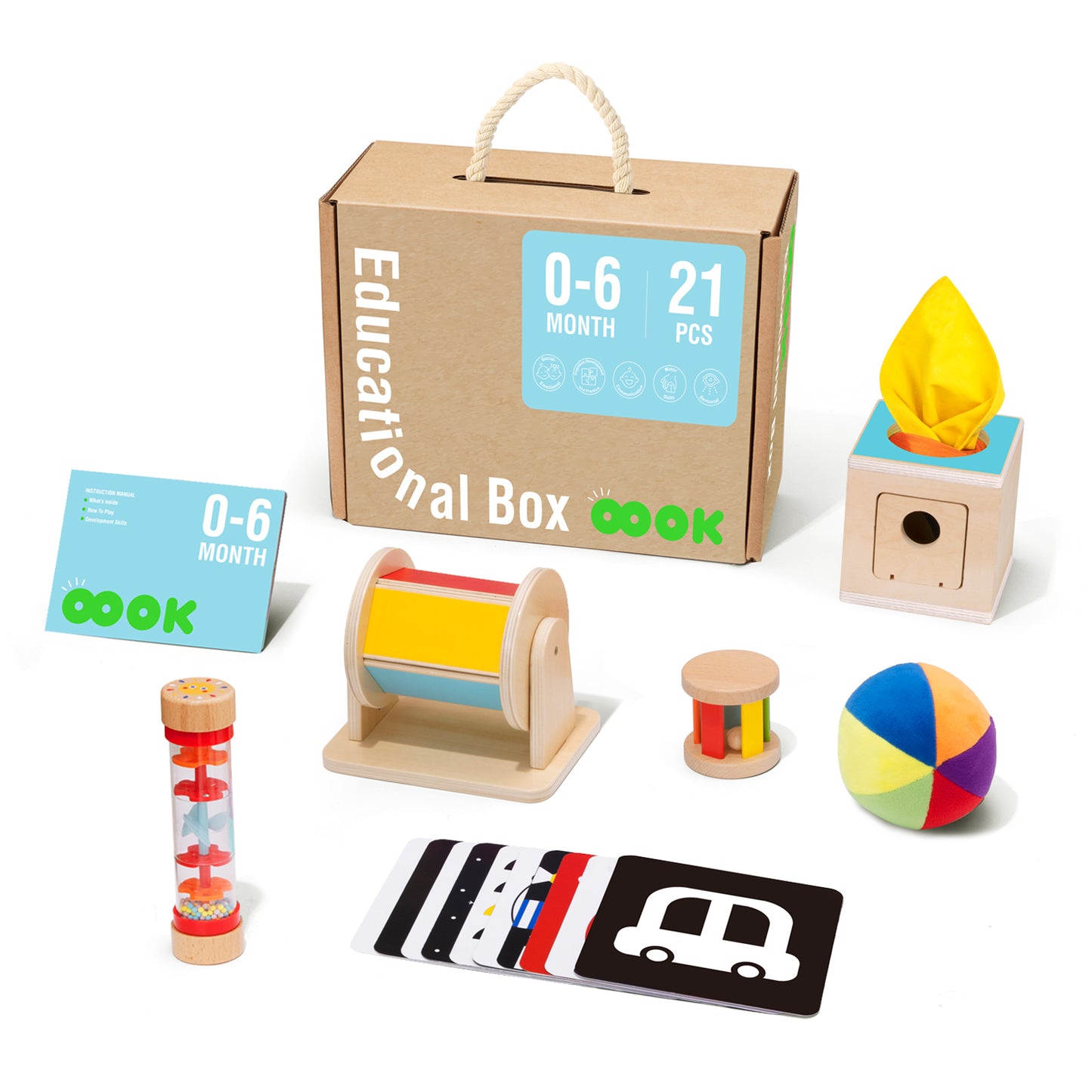 0-6 Months Educational Box
