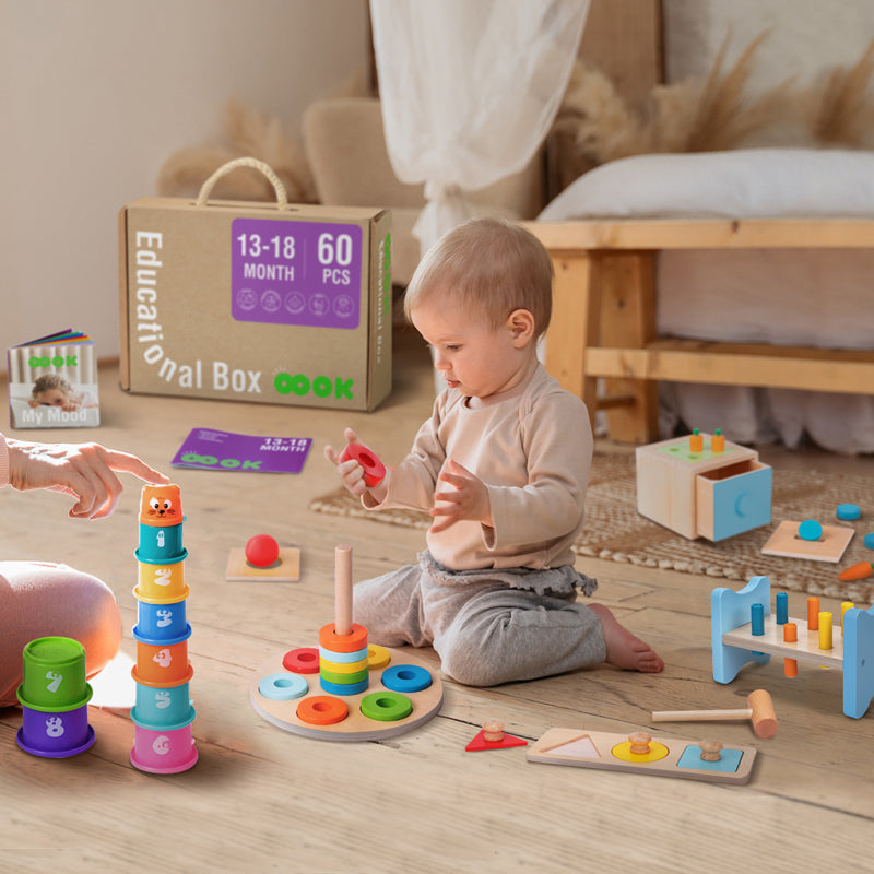 13-18 Month Wooden Educational Box