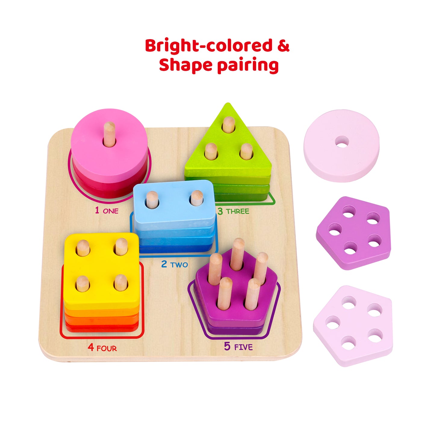 Wooden Montessori Geometric Shape Sorter