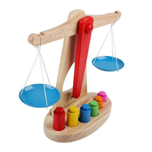 Wooden Balance Scale Toy