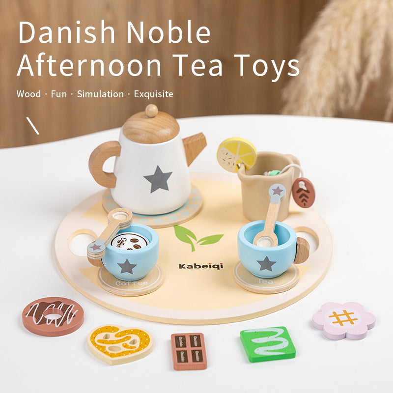 Wooden Montessori Tea Set