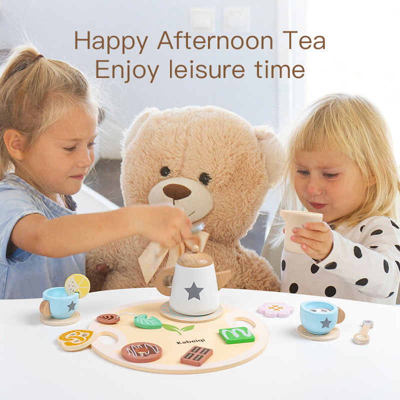 Wooden Montessori Tea Set