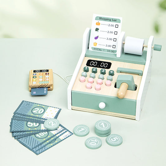 Wooden Cash Register