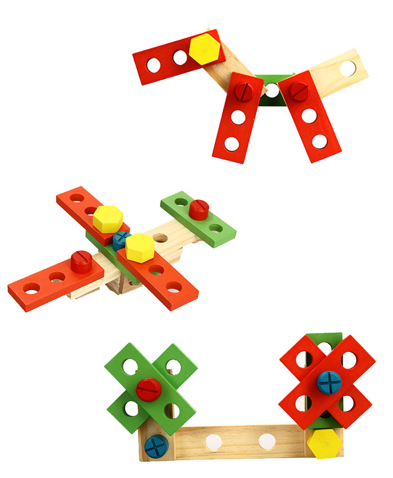 Wooden Montessori Repair Tools Set – 37 PCS